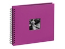 Hama Fotoalbum Fine Art 28 x 24 cm Pink, 50 schwarze Seiten