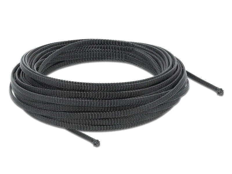 Delock Kabelschlauch 10 m x 3 mm Schwarz