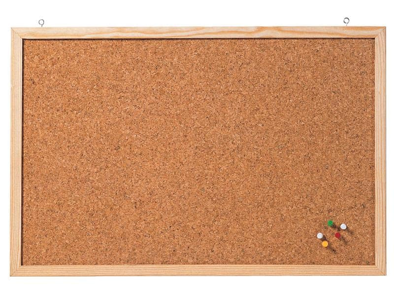Franken Pinnwand Memoboard 60 cm x 80 cm, Braun