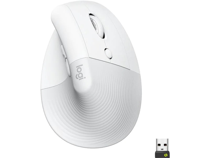 Logitech Ergonomische Maus Lift for Business Off-white