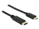 Delock USB 2.0-Kabel  USB C - Micro-USB B 2 m