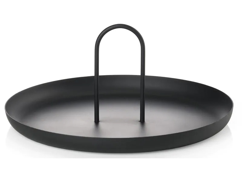 Zone Denmark Serviertablett Single 30 cm, Schwarz