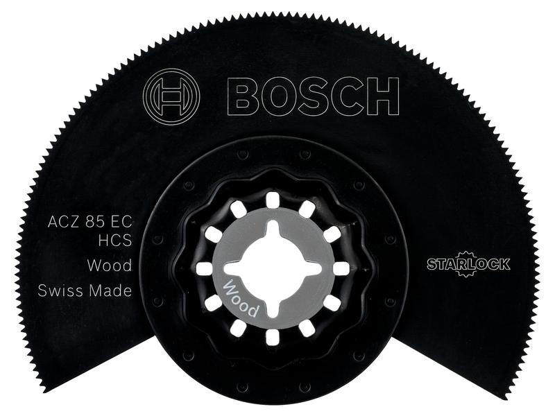 Bosch Professional Segmentsägeblatt Starlock HCS ACZ 85 EC Holz 85 mm