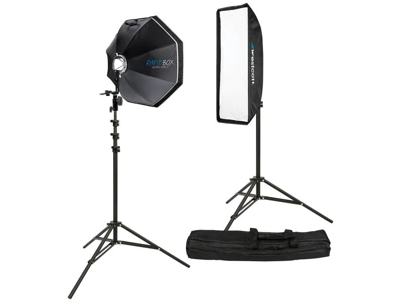 Westcott Softbox Rapid Box 2-Light Speedlite Kit