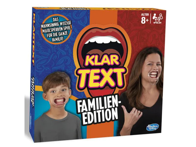 Hasbro Gaming Familienspiel Klartext