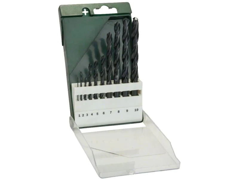 Bosch Metallbohrer-Set HSS-R 10-teilig