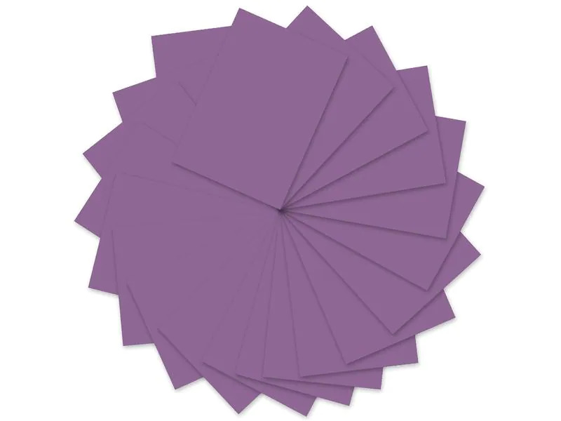 URSUS Tonzeichenpapier A4, 130 g/m², 100 Blatt, Lila