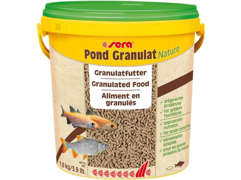 sera Teichfutter Pond Granulat Nature, 21 l, 3.5 kg
