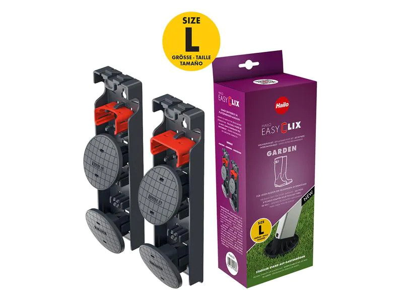 Hailo Wechsel-Fuss Set EasyClix Garden Grösse L