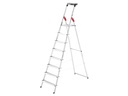 Hailo Bockleiter L60, Alu, mit Arbeitsschale 8 Stufen