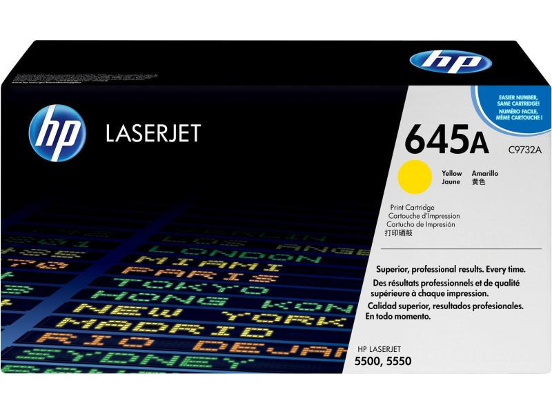 HP Toner Nr. 645A (C9732A) Yellow