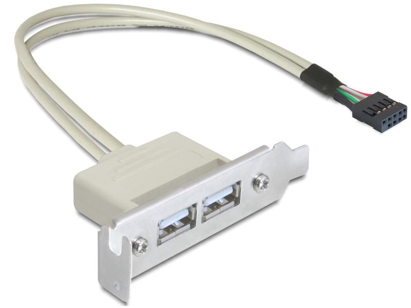 Delock Bracket USB2.0 Pin Header Low Profile