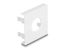 Delock Easy 45 Modulblende Loch-Ausschnitt Ø 19.2 mm 5 Stück, Weiss