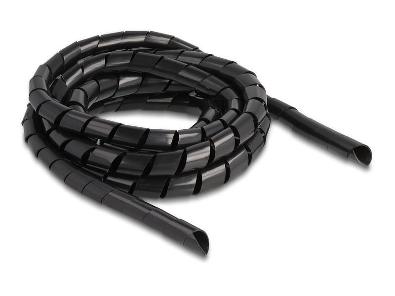 Delock Spiroschlauch flexibel 2 m x 14 mm Schwarz
