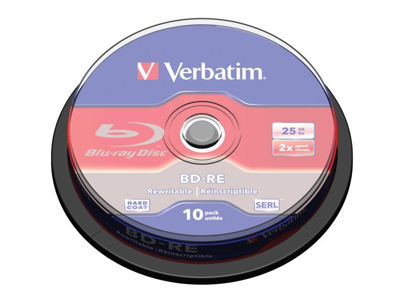 Verbatim BD-RE 25 GB, Spindel (10 Stück)