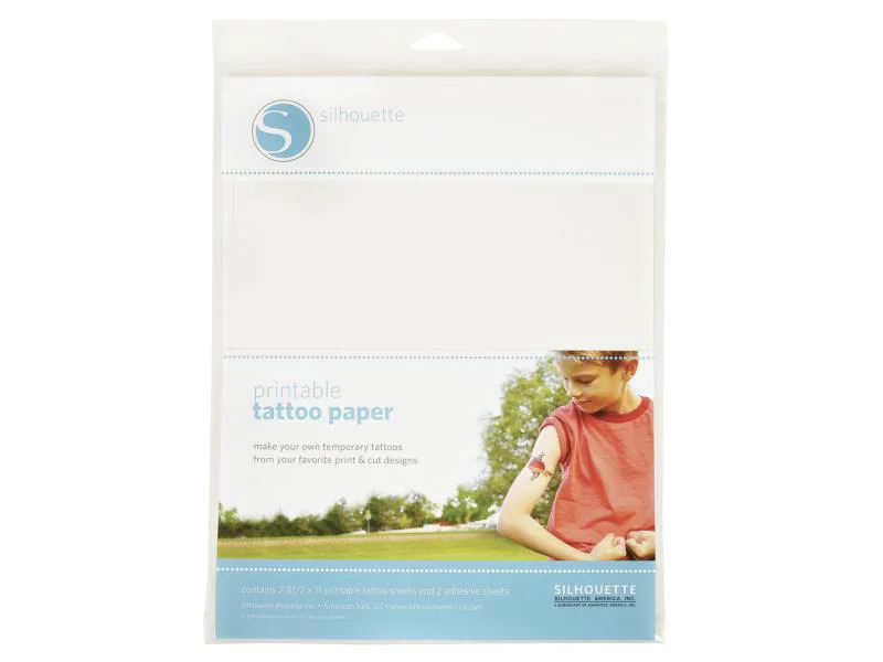 Silhouette Tattoopapier bedruckbar transparent