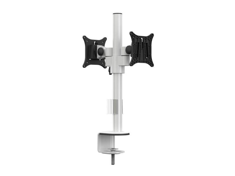 Multibrackets Tischhalterung Officeline Dual B2B bis 8 kg – Weiss