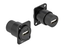 Delock Modul D-Typ USB 2.0 Typ-A Buchse zu Buchse