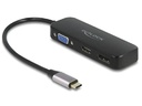 Delock Multiadapter 64156 USB-C – DP/HDMI/VGA