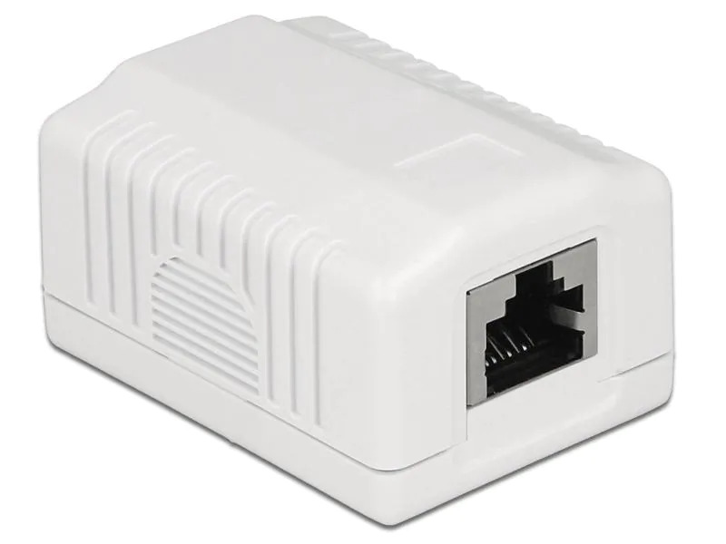 Delock Gehäuse RJ45 Cat.6A LSA 1-fach
