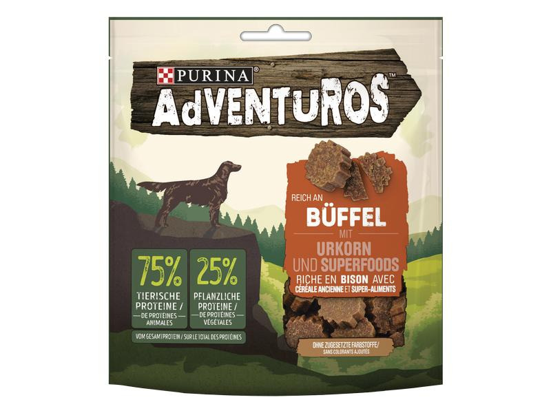 Purina AdVENTuROS Leckerli reich an Büffel, 90 g