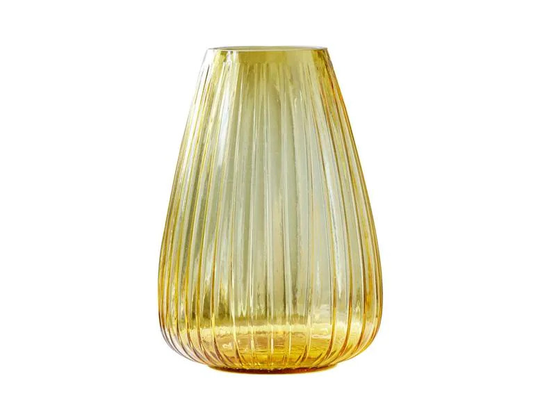 Bitz Vase Kusintha 22 cm, Amber