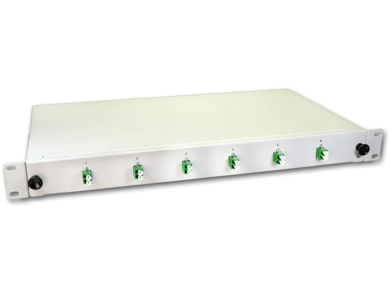 Lightwin Spleissbox 12 Fasern, 6x DLC/APC SM, 9/125µm OS2 Pigtail