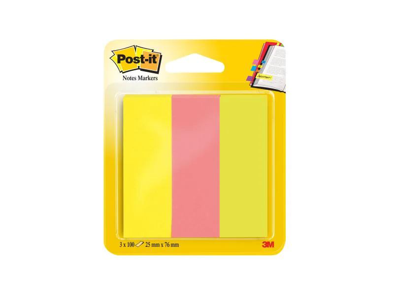 Post-it Page Marker Post-it Index aus Papier 3 x 100 Stück