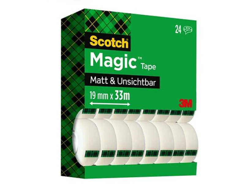 Scotch Klebeband Magic 1.9 cm x 33 m  24 Rollen