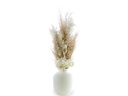 Soli Collection Trockenblumen All White 65 cm, Weiss
