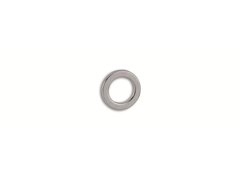 Maul Haftmagnet Neodym 10 x Ø 12 mm Ring Silber