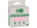 Post-it Notizzettel Recycling Notes 7.6 x 7.6 cm, Pink