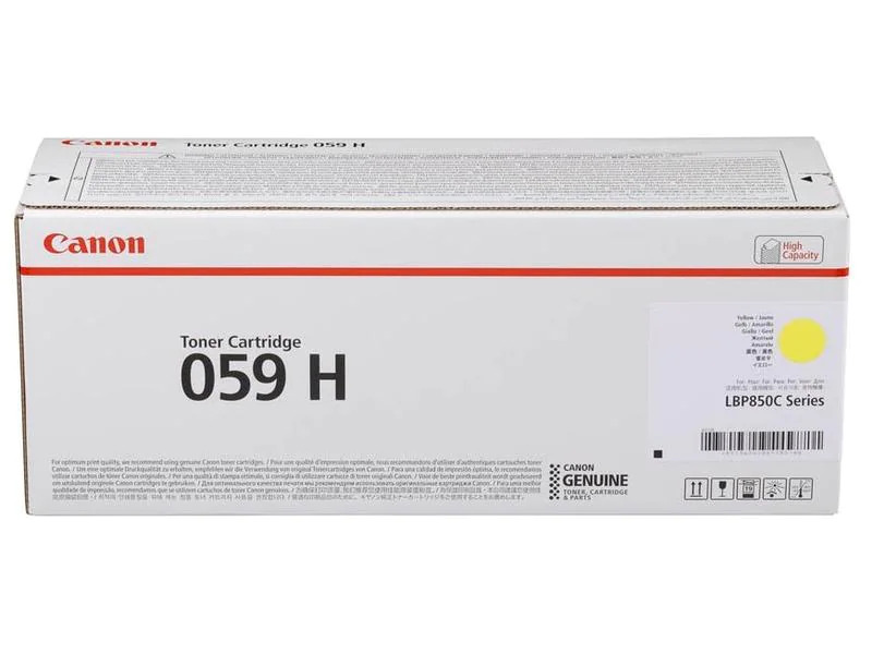 Canon Toner 059 H Yellow