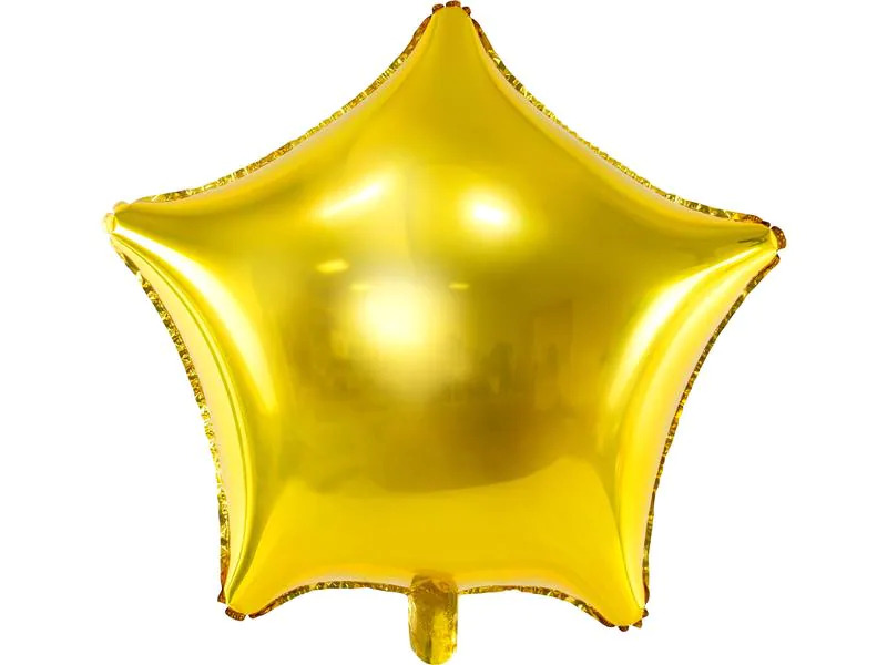 Partydeco Folienballon Star Gold