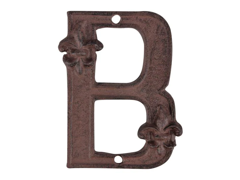 Esschert Design Hausnummer B aus Gusseisen