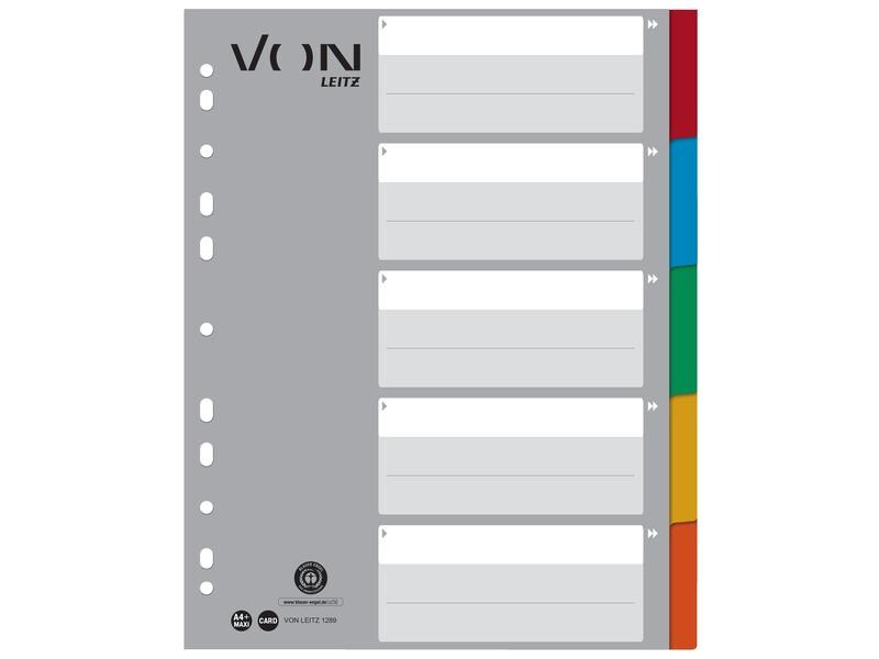 VON Register 5 Taben, A4, 1-5