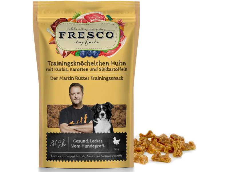 FRESCO Martin Rütter Trainingsknöchelchen Huhn&amp;Karotte, 150 g