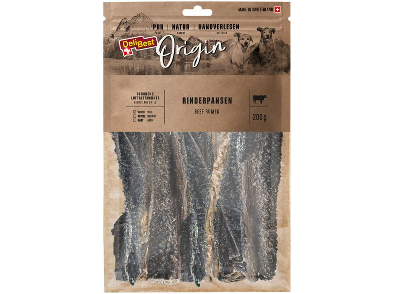 DeliBest Kausnack Origin Rinderpansen 200g