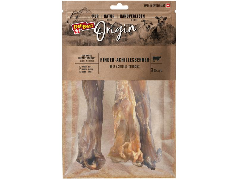 DeliBest Kausnack Origin Rinder-Achillessehnen 3 Stk.