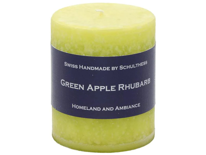 Schulthess Kerzen Duftkerze Green Apple Rhubarb 8 cm