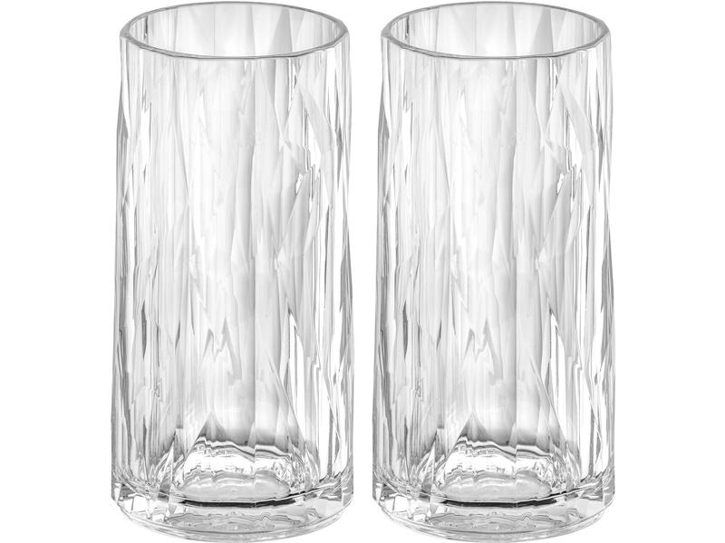 Koziol Cocktailbecher Superglas Club No. 8, 300 ml, 2 Stück