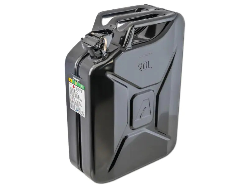 Arnold Benzinkanister 20 l Metall, Schwarz