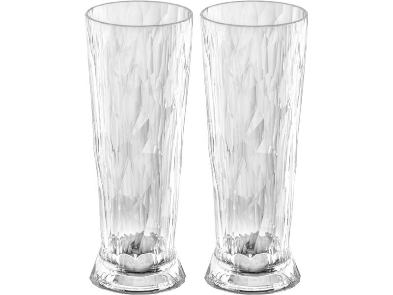 Koziol Bierglas Superglas Club No. 11, 500 ml, 2 Stück,