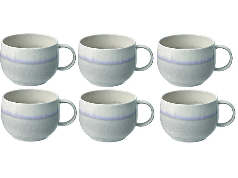 Villeroy &amp; Boch Kaffeetasse Perlemor Sand 190 ml, 6 Stück, Beige