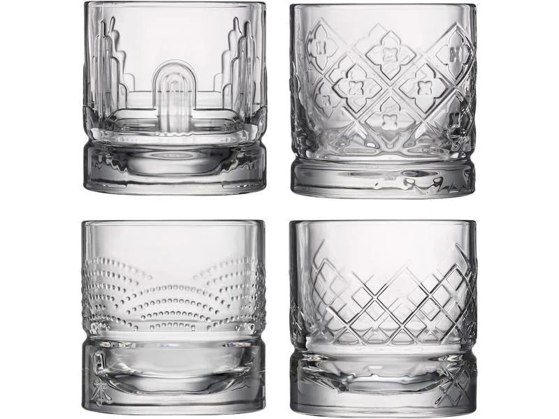 La Rochère Whiskyglas Dandy 300 ml, 4 Stück, Transparent