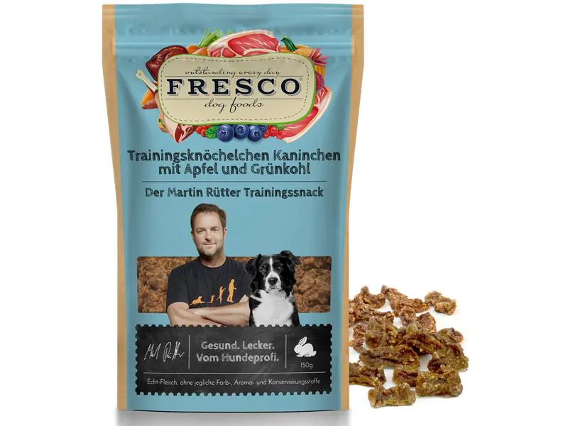 FRESCO Martin Rütter Trainingsknöchelchen Kaninchen&amp;Apfel, 150 g