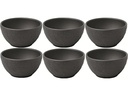 Villeroy &amp; Boch Snackschale Manufacture Rock 7.7 cm, 6 Stück, Schwarz
