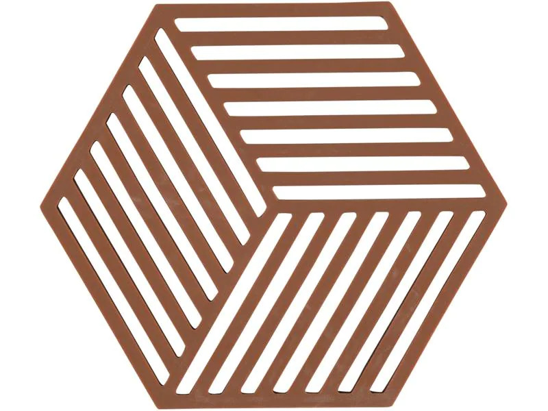 Zone Denmark Topfuntersetzer Hexagon Dunkelbraun
