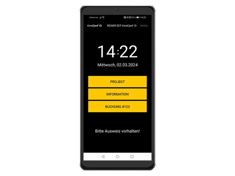 Reiner SCT timeCard Terminal App Jahres-ESD-Lizenz für 1 App