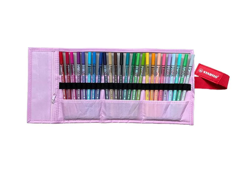 STABILO Pen 68 Rollerset 25er Rosa